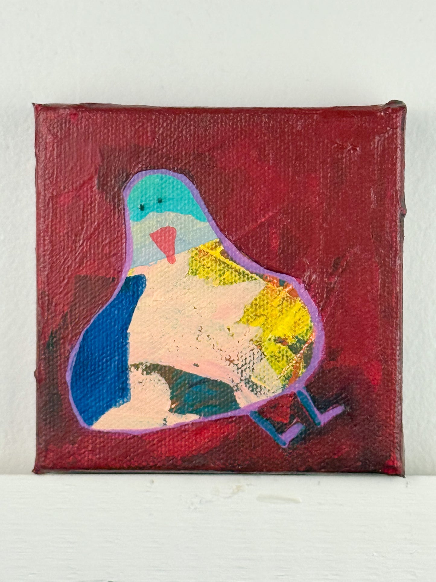 Joyful Birdies - "Gus" | 4x4 Mini