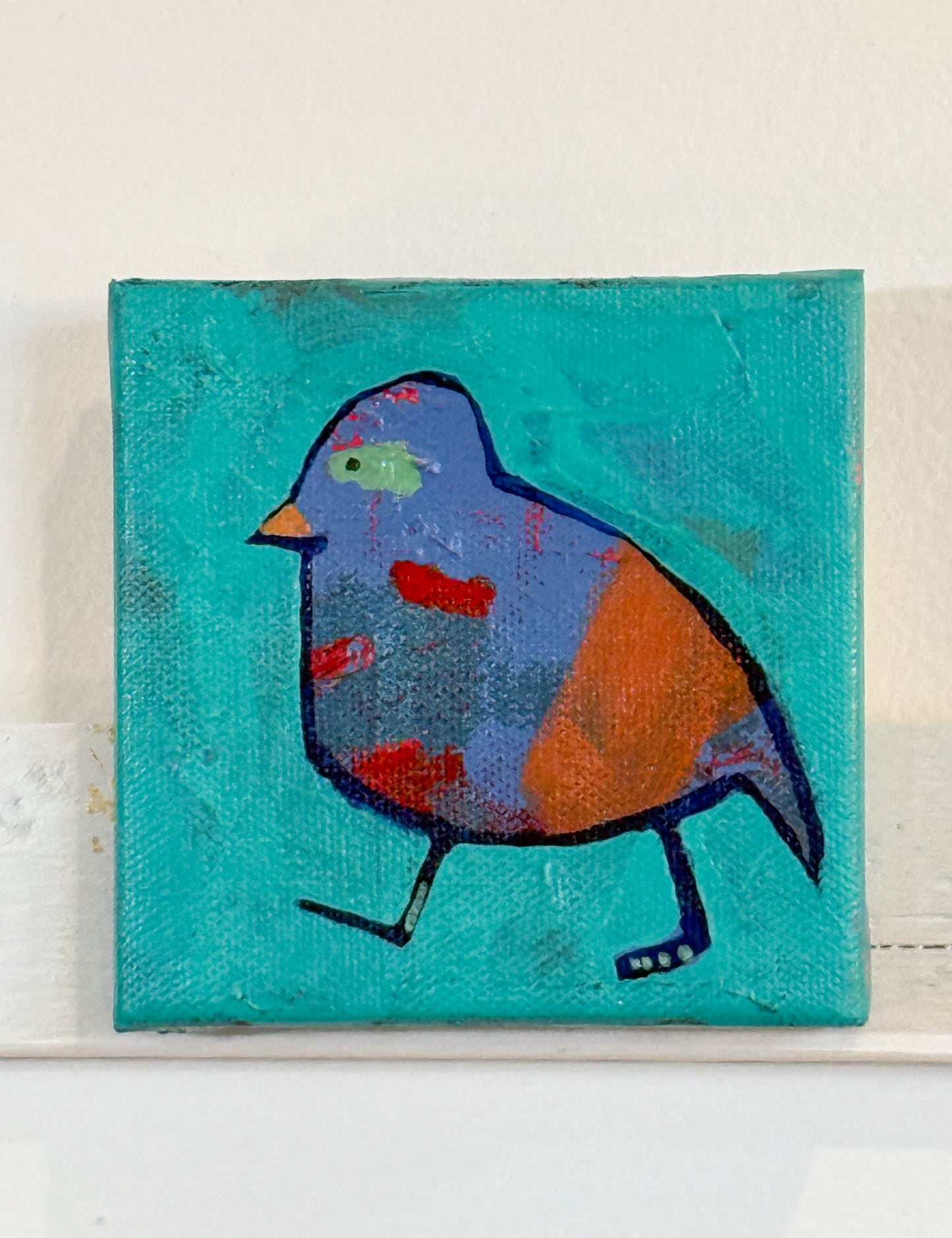 Joyful Birdies - "Jasper" | 4x4 Mini