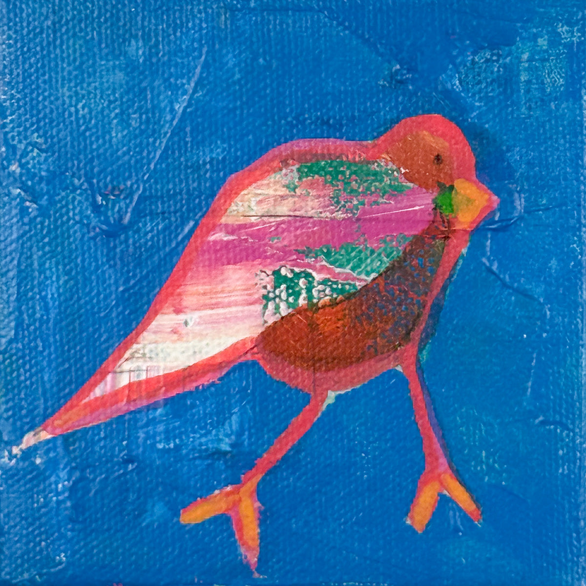 Joyful Birdies - "Peg" | 4x4 Mini