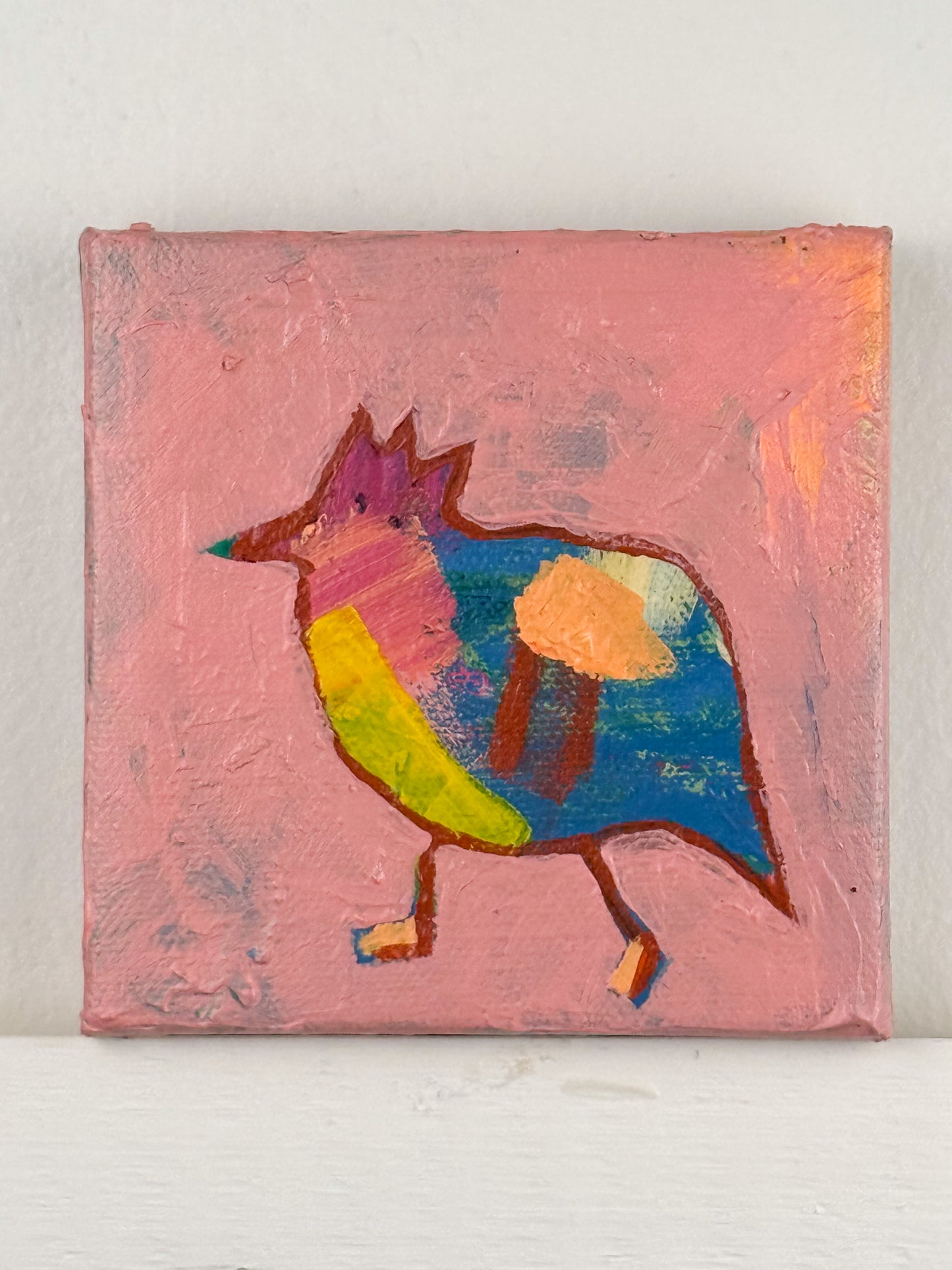 Joyful Birdies - "Rose" | 4x4 Mini