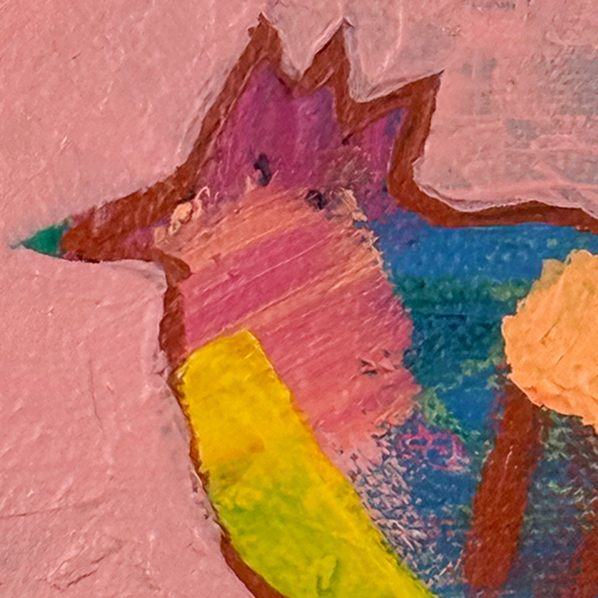 Joyful Birdies - "Rose" | 4x4 Mini