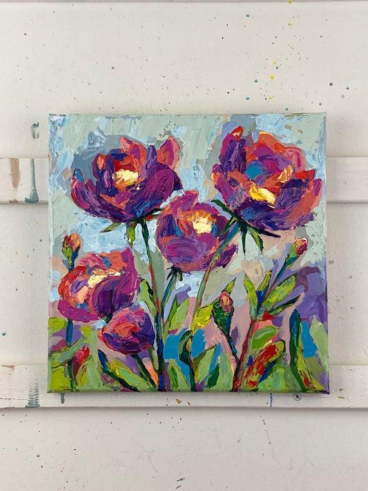 Wild Blooms Dancing | 12x12
