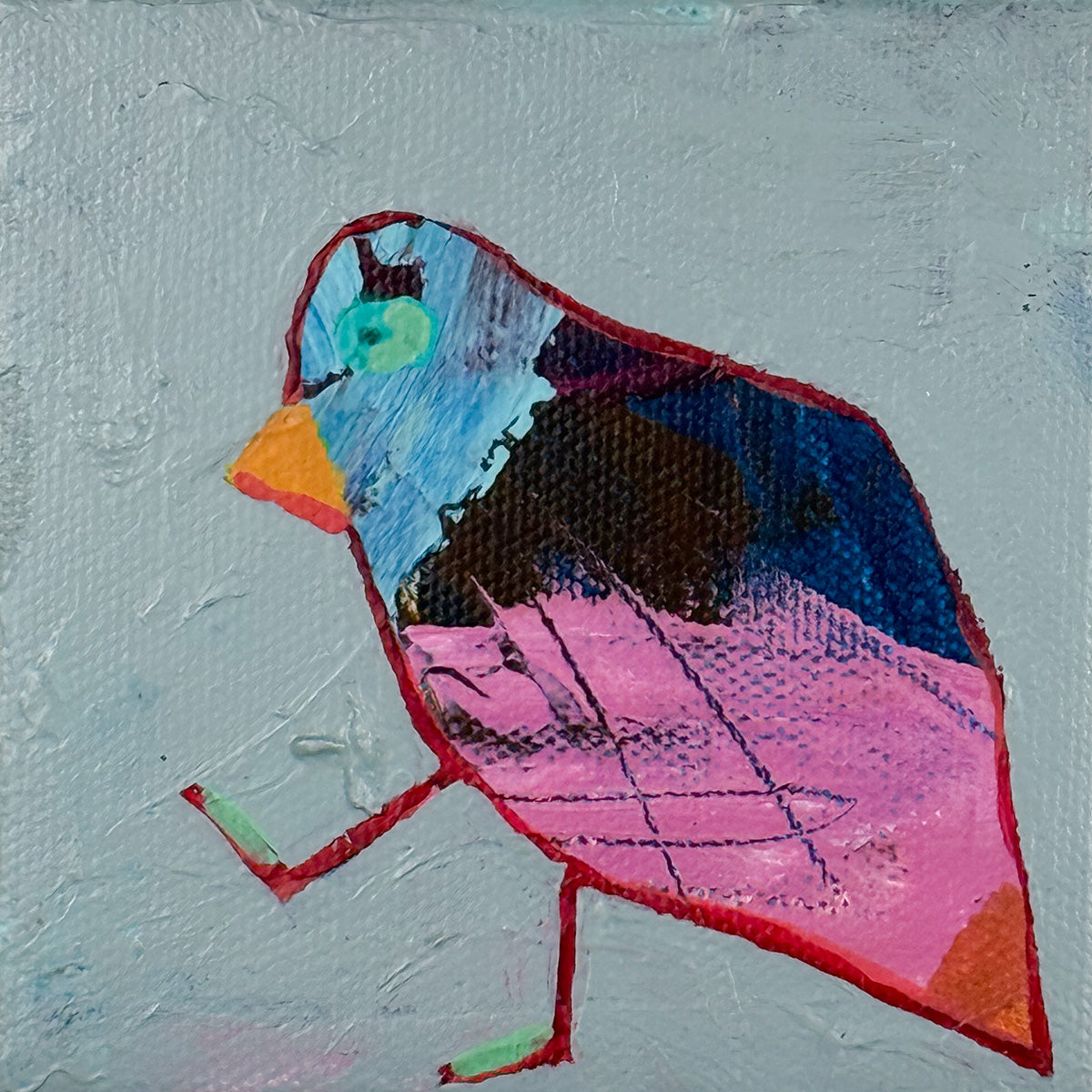 Joyful Birdies - "Astor" | 4x4 Mini