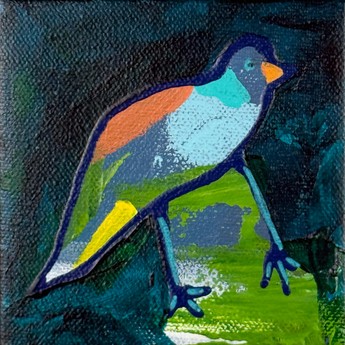 Joyful Birdies - "Charlie" | 4x4 Mini