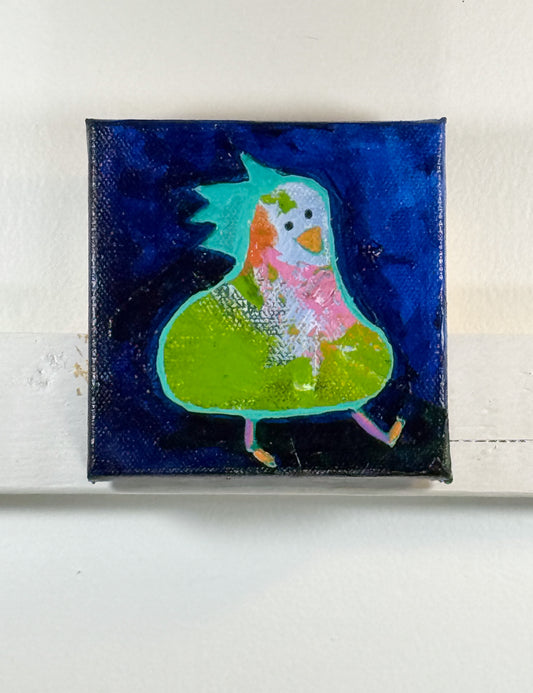 Joyful Birdies - "Earnie" | 4x4 Mini