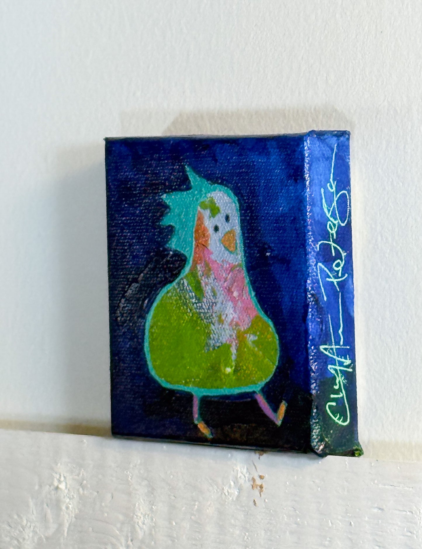 Joyful Birdies - "Earnie" | 4x4 Mini