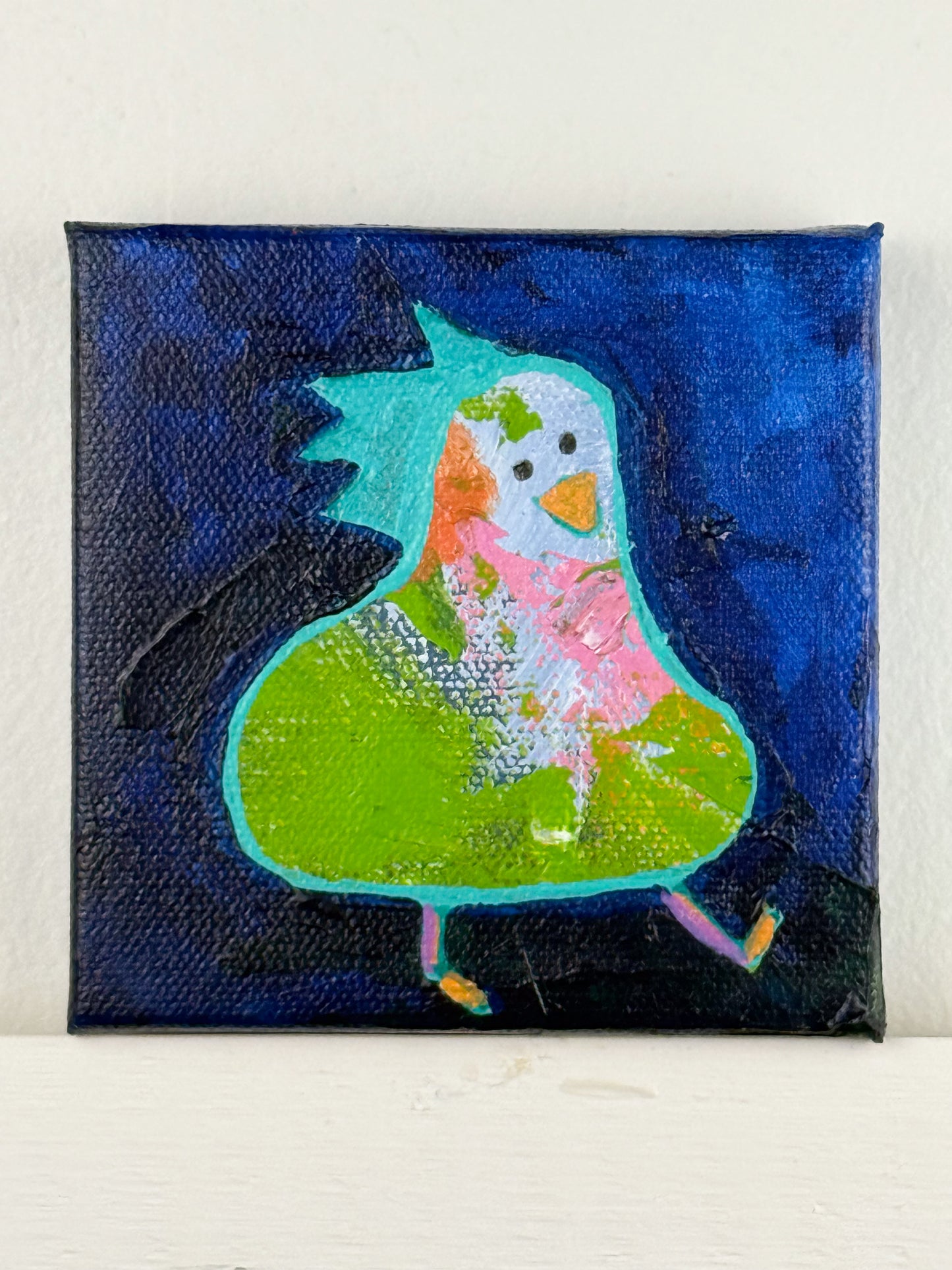 Joyful Birdies - "Earnie" | 4x4 Mini