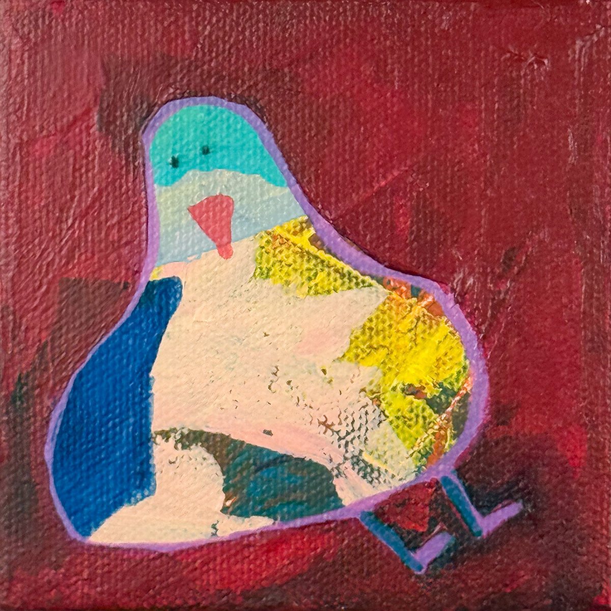 Joyful Birdies - "Gus" | 4x4 Mini