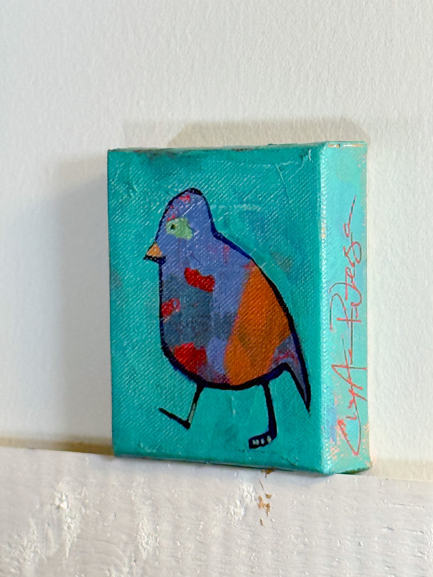 Joyful Birdies - "Jasper" | 4x4 Mini