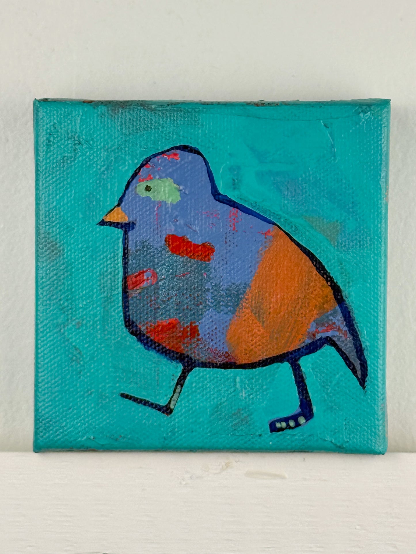 Joyful Birdies - "Jasper" | 4x4 Mini