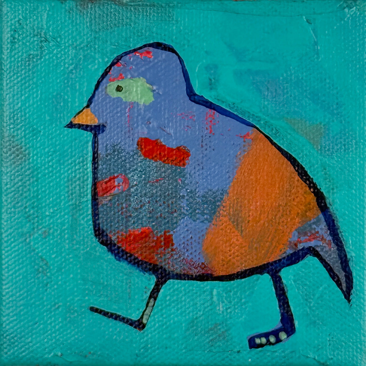 Joyful Birdies - "Jasper" | 4x4 Mini