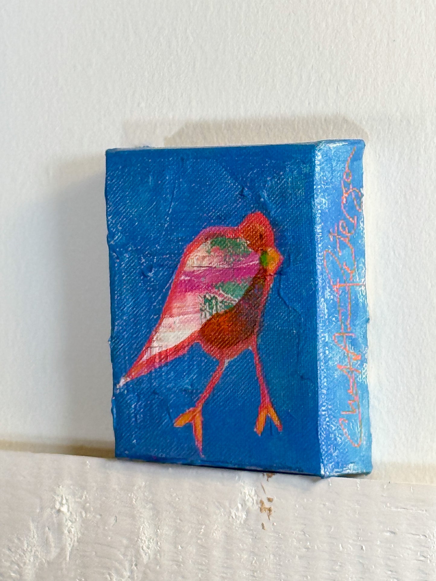 Joyful Birdies - "Peg" | 4x4 Mini